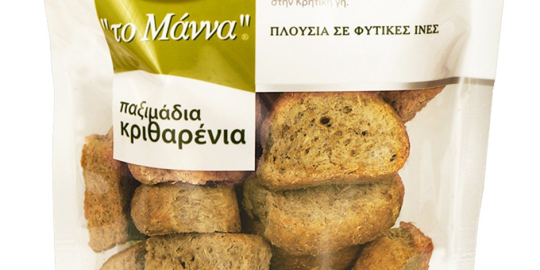 Τα κυρίαρχα στην ελληνική αγορά κρητικά παξιμάδια 'το Μάννα’ Ν. Τσατσαρωνάκης τώρα και στην Κύπρο - Κεντρική Εικόνα Τα κυρίαρχα στην ελληνική αγορά κρητικά παξιμάδια 'το Μάννα’ Ν. Τσατσαρωνάκης τώρα και στην Κύπρο - Κεντρική Εικόνα