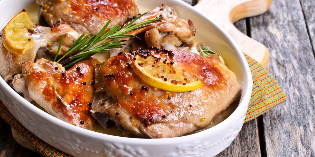 Kοτόπουλο στο φούρνο με σκόρδο και δεντρολίβανο - Images