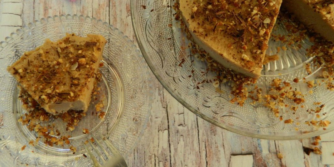 Vegan Cheesecake φουντουκιού με γεύση καφέ  - Images