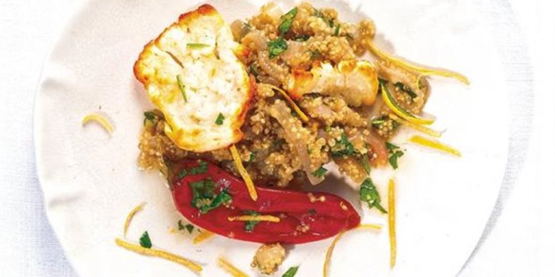 FOODSAVER  Κινόα σαλάτα ( Superfood ) με χαλούμι - Images
