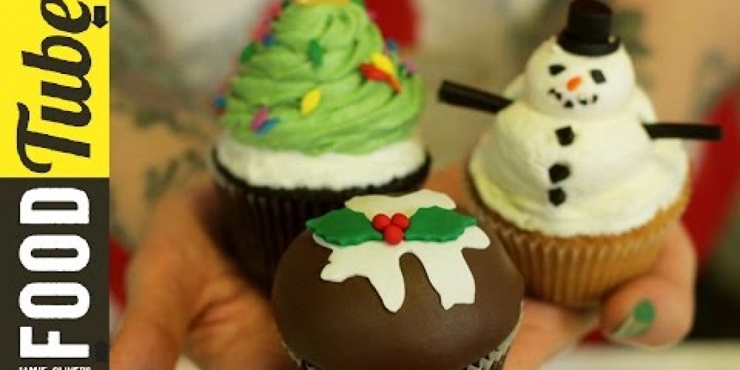Πώς να διακοσμήσεις τα Χριστουγεννιάτικα cupcakes  - Κεντρική Εικόνα