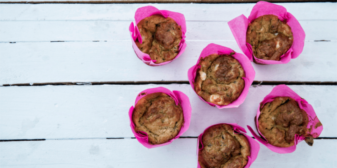Αλμυρά muffins με κολοκυθάκι και φετα - Images