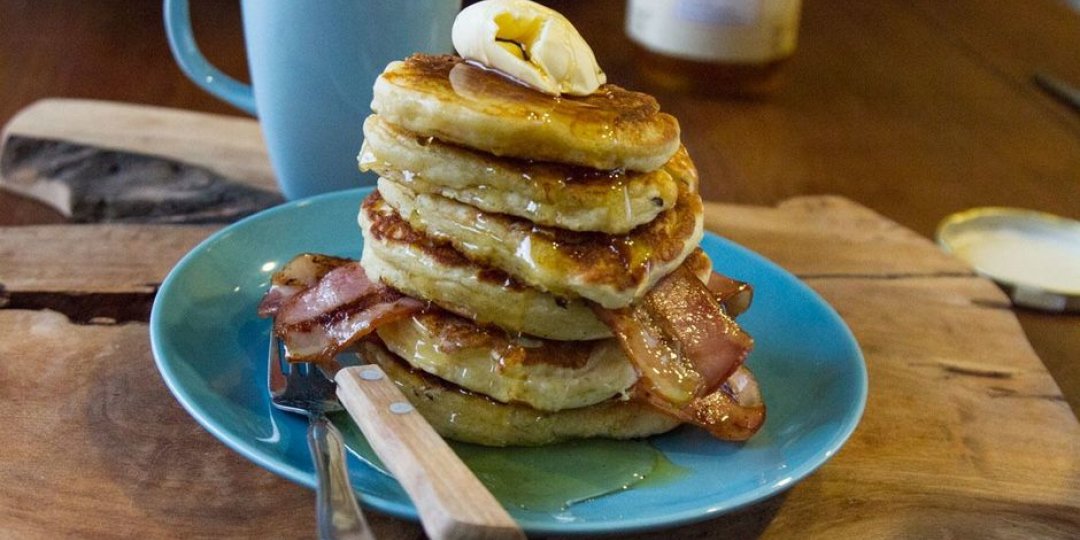 Λαχταριστά pancakes με μπέικον - Images