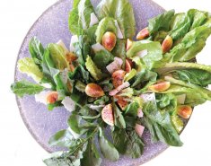  Περιζήτητη πράσινη σαλάτα με φρέσκα σύκα - Images
