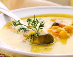 Σούπα με καλαμπόκι και λαχανάκια Βρυξελλών  - Images