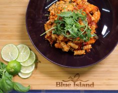 Βίδες με Γαρίδες  Blue Island και κόκκινη σάλτσα  - Images