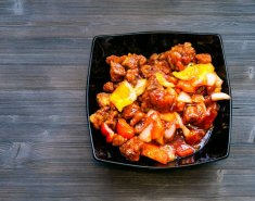 Φέτες χοιρινού με πιπεριές και σάλτσα σόγιας Exotic Food - Images
