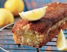 Φανταστικό κέικ λεμονιού με κρέμα λεμόνι - Images