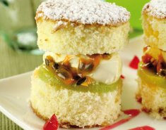 Κέικ με φρούτα του πάθους και αμύγδαλο - Images