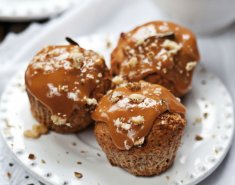 Muffins με λιωμένη αλατισμένη καραμέλα - Images
