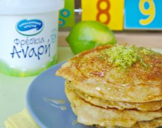 Pancakes με φρέσκια αναρή και άρωμα λεμονιού - Images
