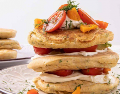 Αλμυρά vegan pancakes - Images