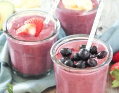 Smoothie Foodsaver με mixed berries και βρώμη  - Images