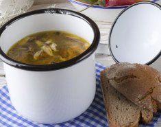Χορτοφαγική σούπα με μανιτάρια  - Images