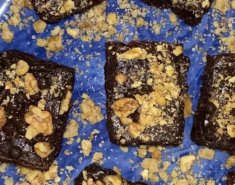 Vegan brownies (χωρίς αλεύρι) με φοινίκια  - Images